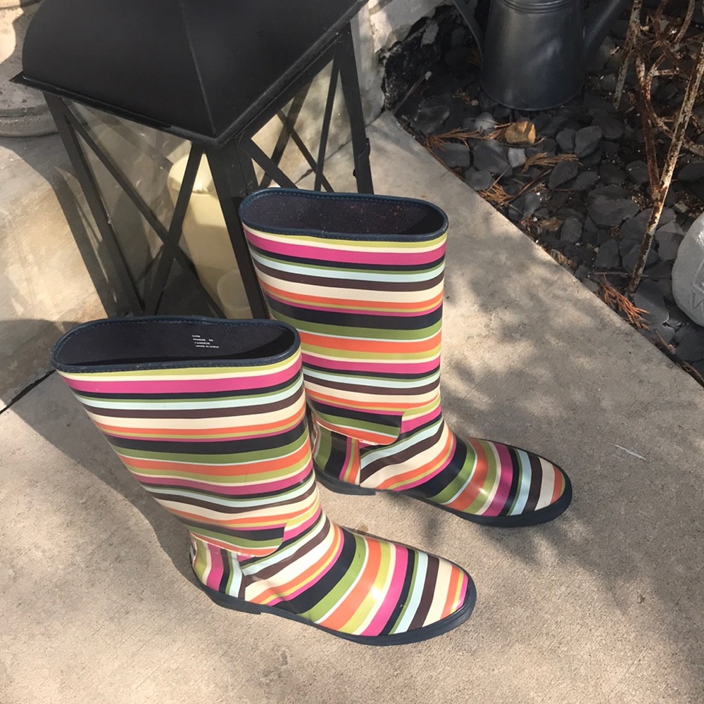 Coach used rain boots